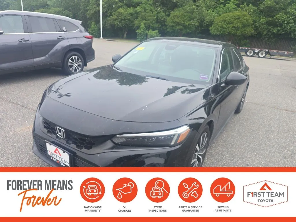 Black 2022 Honda Civic EX-L for sale in Chesapeake, VA