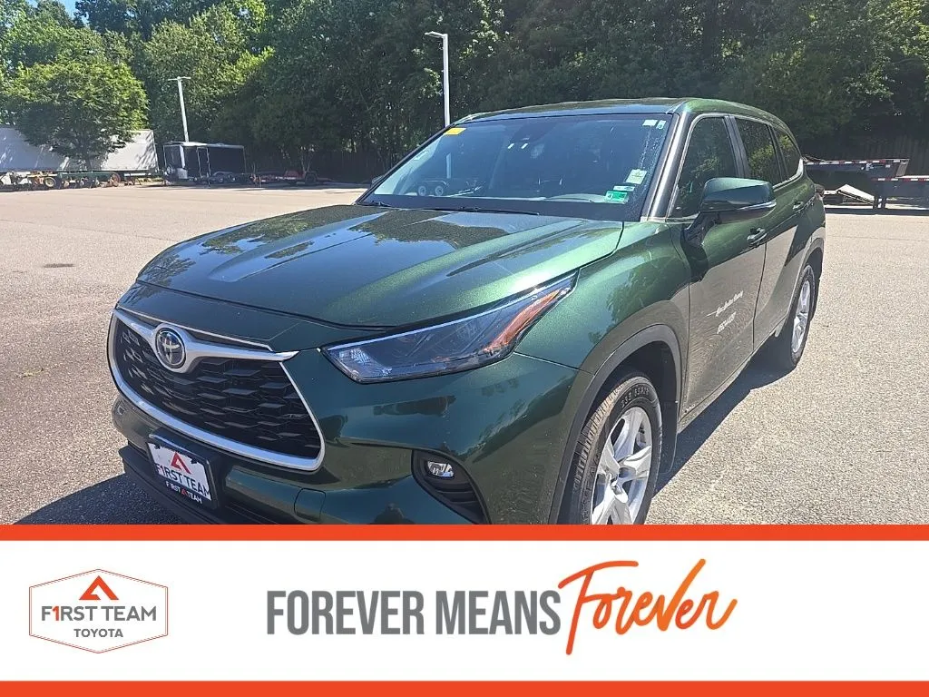 Green 2023 Toyota Highlander Hybrid LE for sale in Chesapeake, VA