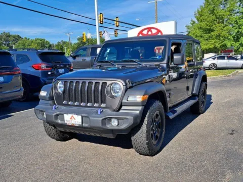 Another view of 2021 Jeep Wrangler Unlimited Sport for sale in Chesapeake, VA at First Team Toyota
