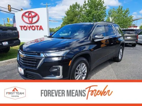 Black 2023 Chevrolet Traverse LT for sale in Chesapeake, VA