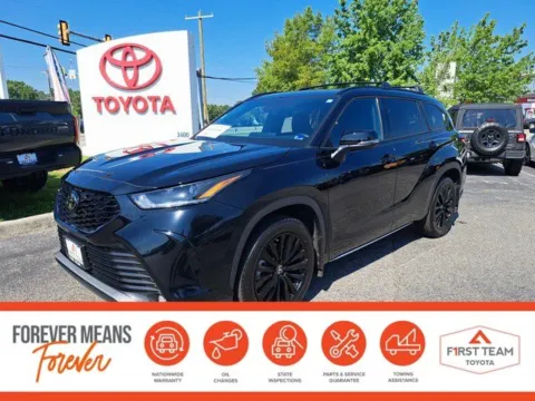 Black 2024 Toyota Highlander XSE for sale in Chesapeake, VA