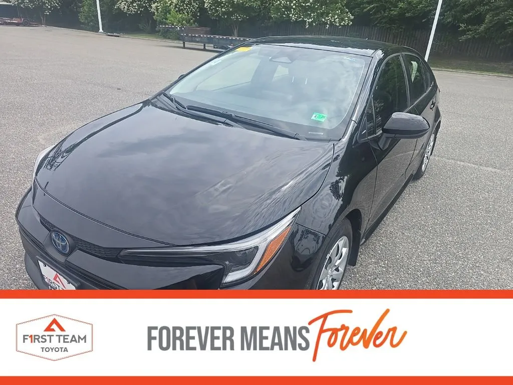 Black 2025 Toyota Corolla Hybrid LE for sale in Chesapeake, VA