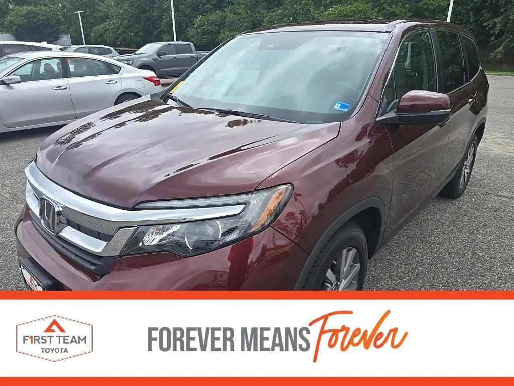 Red 2020 Honda Pilot EX-L for sale in Chesapeake, VA