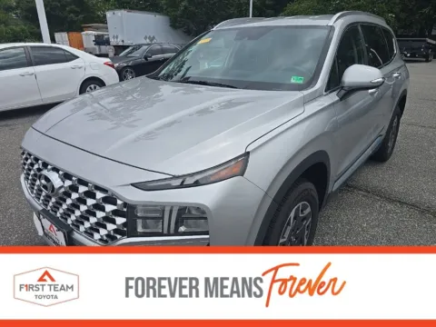 Silver 2022 Hyundai Santa Fe Hybrid Blue for sale in Chesapeake, VA