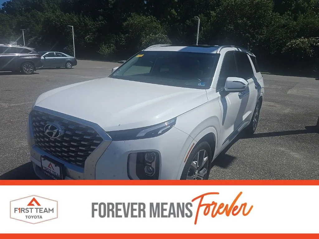 White 2021 Hyundai Palisade Limited for sale in Chesapeake, VA