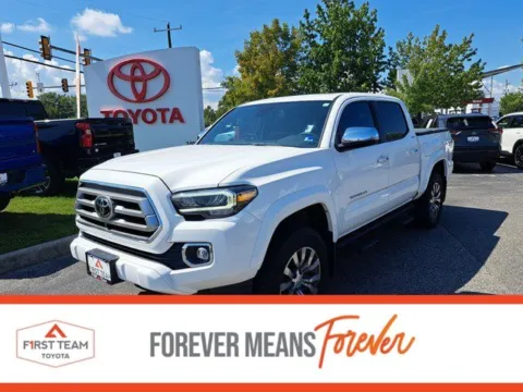 White 2020 Toyota Tacoma Limited for sale in Chesapeake, VA