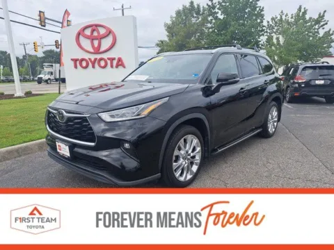 Black 2020 Toyota Highlander Limited for sale in Chesapeake, VA