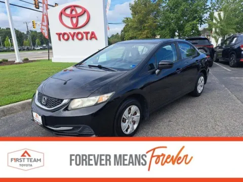 Black 2014 Honda Civic LX for sale in Chesapeake, VA