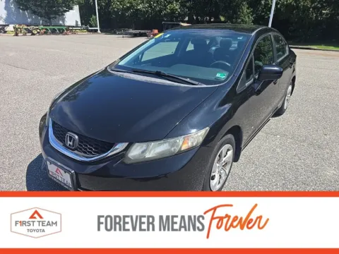 Black 2014 Honda Civic LX for sale in Chesapeake, VA
