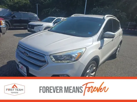 White 2018 Ford Escape Titanium for sale in Chesapeake, VA