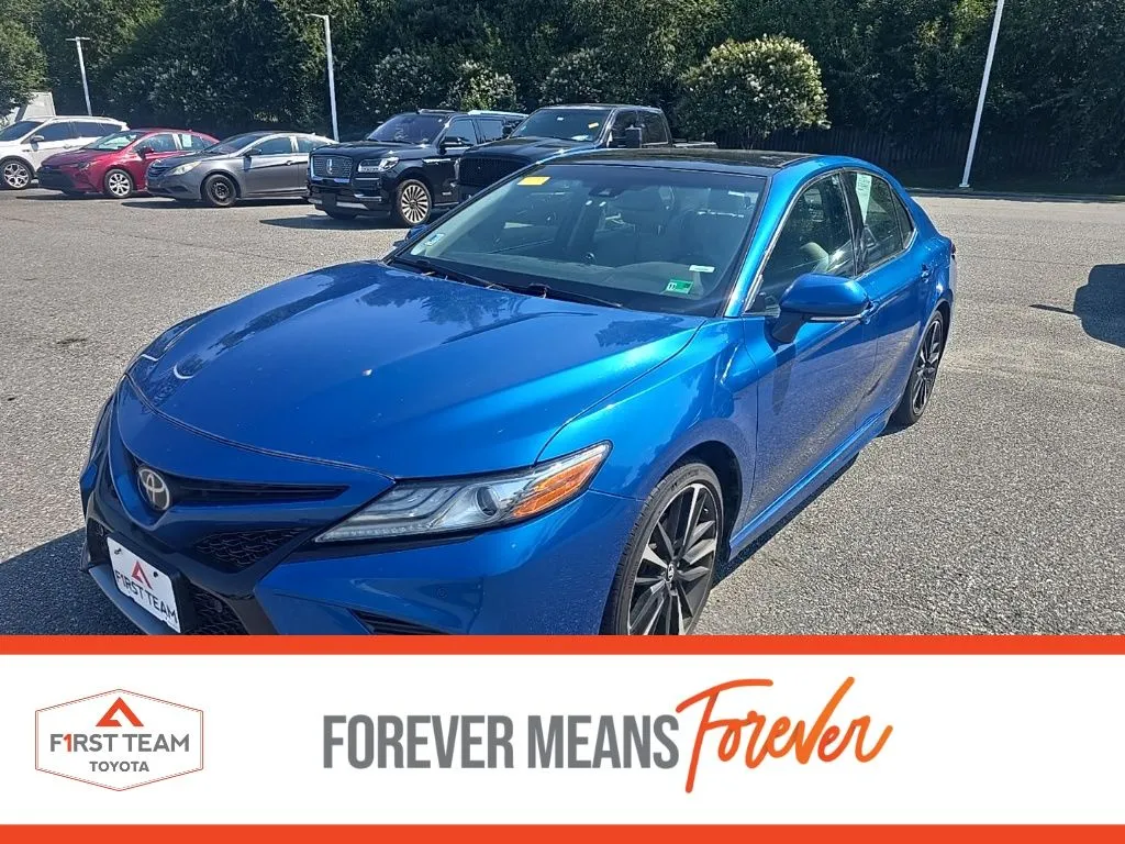 Blue 2018 Toyota Camry XSE for sale in Chesapeake, VA