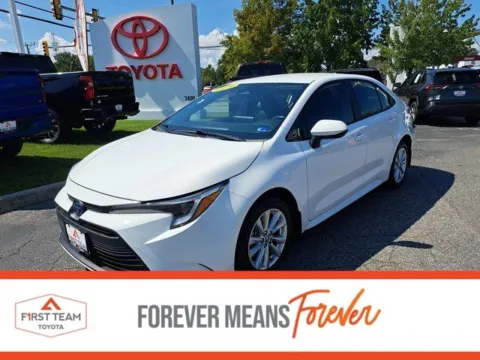 White 2024 Toyota Corolla Hybrid LE for sale in Chesapeake, VA