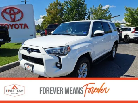 White 2022 Toyota 4Runner SR5 Premium for sale in Chesapeake, VA