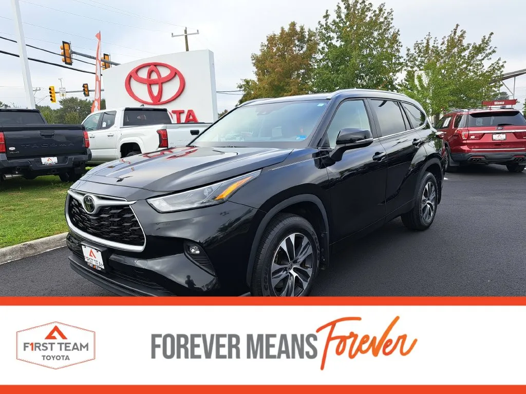 Black 2024 Toyota Highlander XLE for sale in Chesapeake, VA