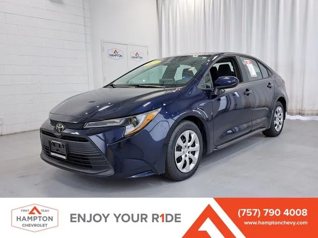Blue 2023 Toyota Corolla LE for sale in Hampton, VA