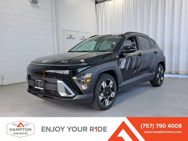 Black 2025 Hyundai Kona SEL for sale in Hampton, VA
