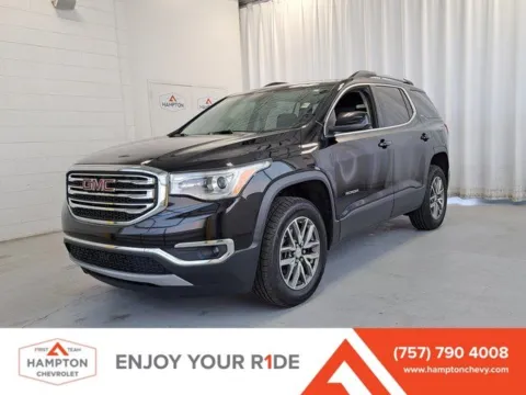 Black 2019 GMC Acadia SLE-2 for sale in Hampton, VA