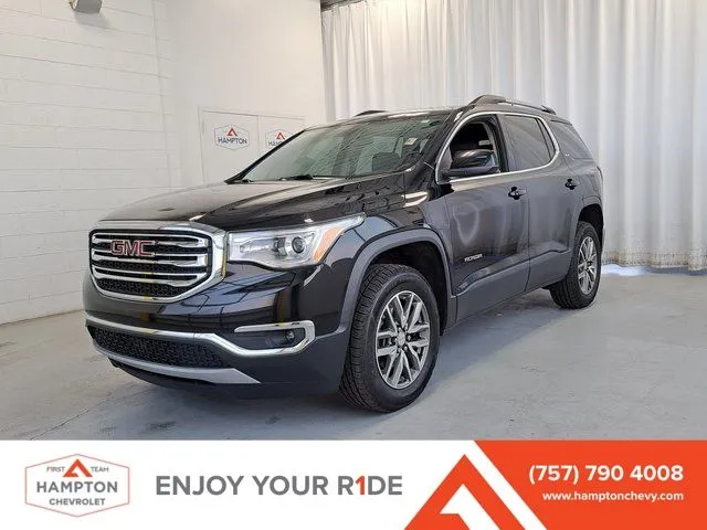 Black 2019 GMC Acadia SLE-2 for sale in Hampton, VA
