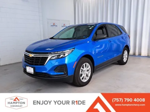 Blue 2024 Chevrolet Equinox LS for sale in Hampton, VA