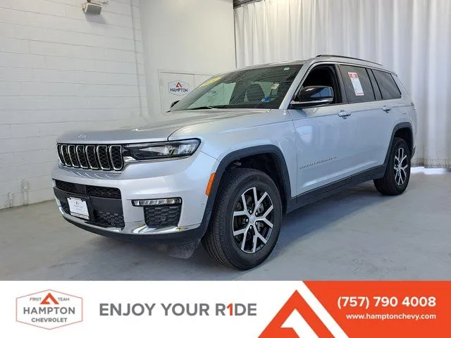 Silver 2024 Jeep Grand Cherokee L Limited for sale in Hampton, VA
