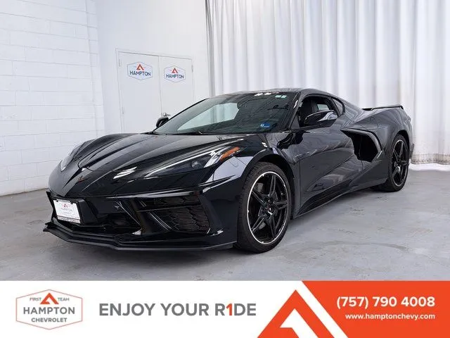Black 2023 Chevrolet Corvette Stingray for sale in Hampton, VA
