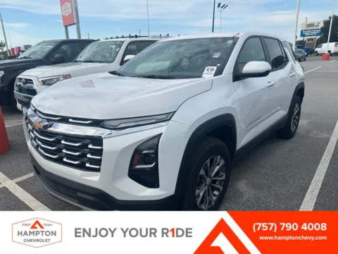 White 2025 Chevrolet Equinox LT for sale in Hampton, VA