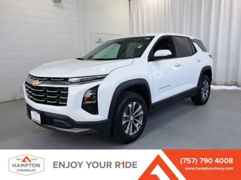 White 2025 Chevrolet Equinox LT for sale in Hampton, VA