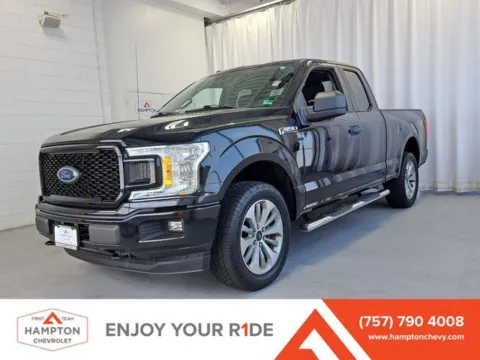Black 2018 Ford F-150 XL for sale in Hampton, VA