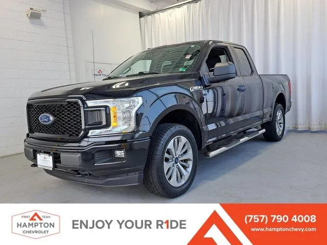 Black 2018 Ford F-150 XL for sale in Hampton, VA