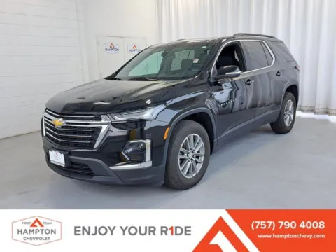 Black 2023 Chevrolet Traverse LT for sale in Hampton, VA