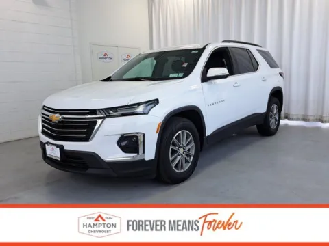 White 2023 Chevrolet Traverse LT for sale in Hampton, VA