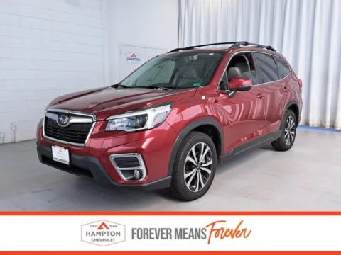 Red 2021 Subaru Forester Limited for sale in Hampton, VA