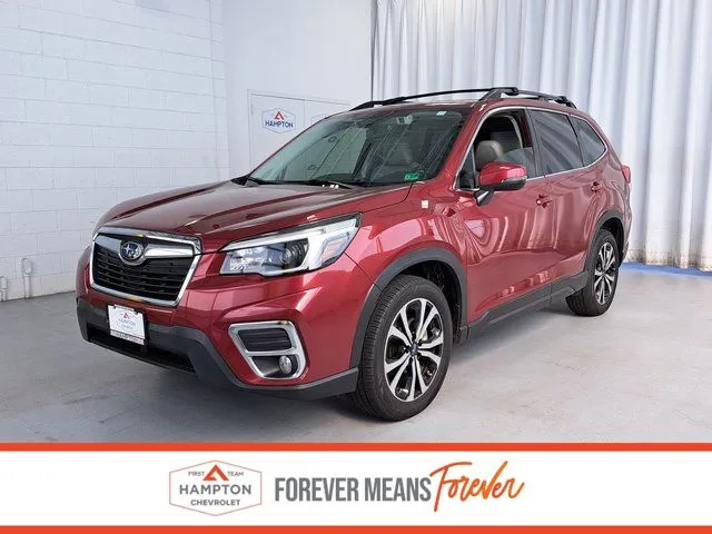 Red 2021 Subaru Forester Limited for sale in Hampton, VA