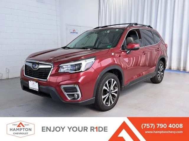 Red 2021 Subaru Forester Limited for sale in Hampton, VA