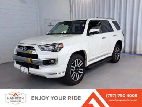 White 2023 Toyota 4Runner Limited for sale in Hampton, VA