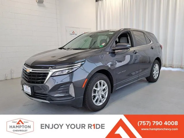 Gray 2022 Chevrolet Equinox LT for sale in Hampton, VA