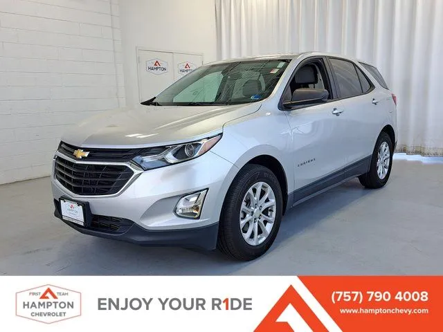 Silver 2020 Chevrolet Equinox LS for sale in Hampton, VA