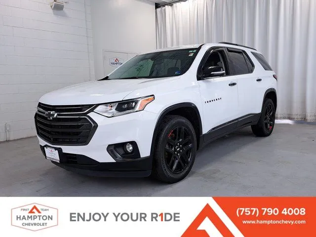 White 2020 Chevrolet Traverse Premier for sale in Hampton, VA