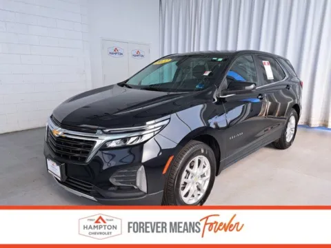 Black 2022 Chevrolet Equinox LT for sale in Hampton, VA