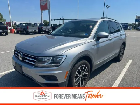 Silver 2021 Volkswagen Tiguan 2.0T SE for sale in Hampton, VA