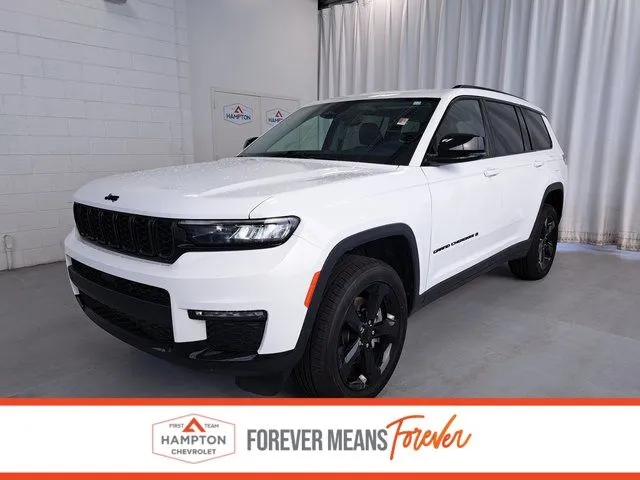 White 2023 Jeep Grand Cherokee L Limited for sale in Hampton, VA