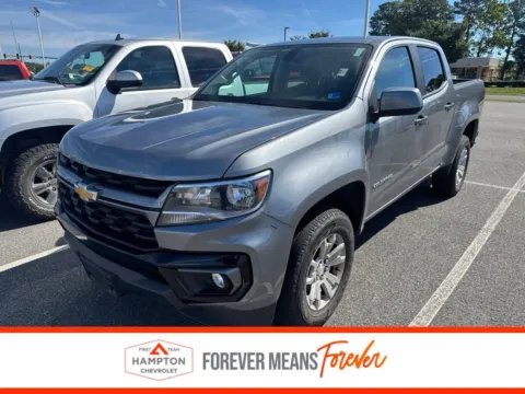 Gray 2021 Chevrolet Colorado LT for sale in Hampton, VA
