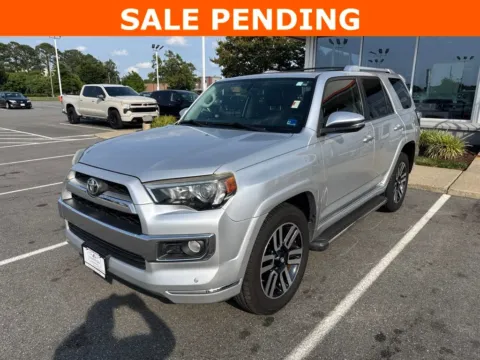 Silver 2015 Toyota 4Runner Limited for sale in Hampton, VA