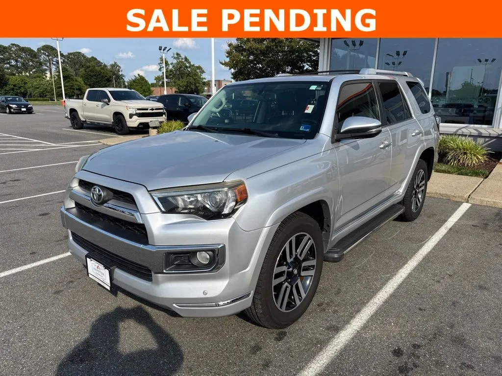 Silver 2015 Toyota 4Runner Limited for sale in Hampton, VA