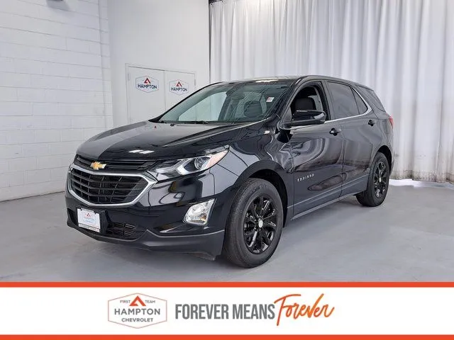 Black 2021 Chevrolet Equinox LT for sale in Hampton, VA