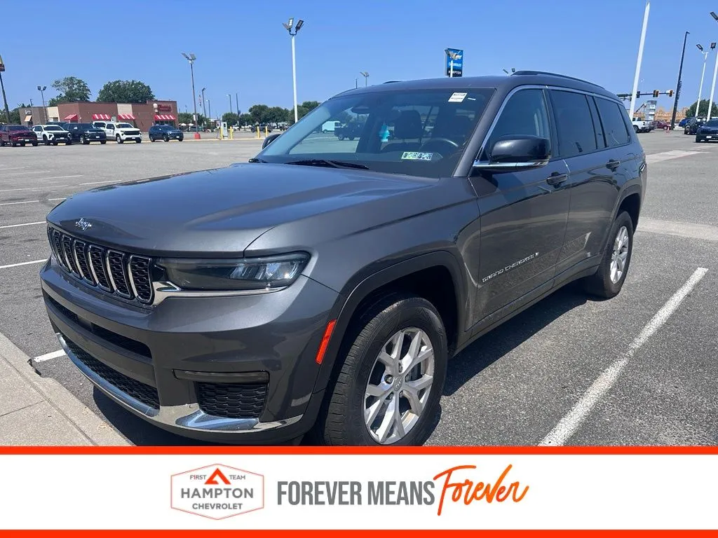 Gray 2022 Jeep Grand Cherokee L Limited for sale in Hampton, VA