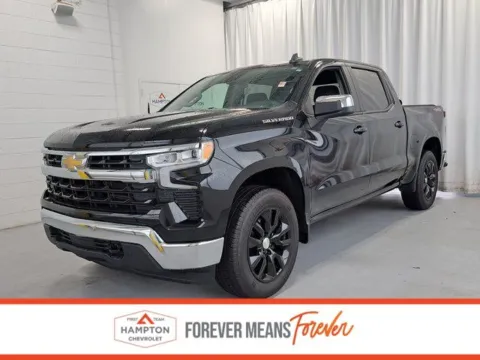 Black 2022 Chevrolet Silverado 1500 LT for sale in Hampton, VA