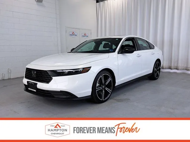 Black 2025 Honda Accord Hybrid Sport for sale in Hampton, VA