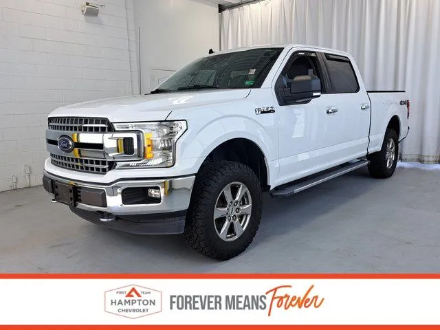 White 2019 Ford F-150 XLT for sale in Hampton, VA