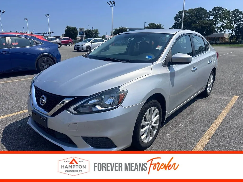 Silver 2019 Nissan Sentra SV for sale in Hampton, VA